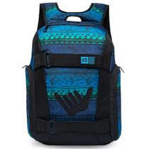 Mochila Plain Estampa Personalizada Hang Loose Preta e Azul