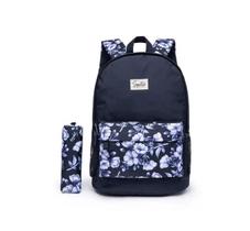 Mochila Plumeria Spector Estampado - Único - ul Marinho