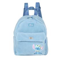 Mochila Plush Peluciado Stitch Feminina Moderna Casual