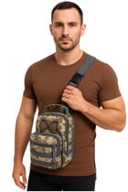 Mochila Pochete Tática Militar Camuflada Transversal Sport