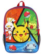 Mochila Pokémon Bioworld - 16 Polegadas - Personagens Pokémon