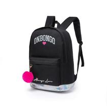 Mochila Poliéster Preta 43x30x15cm 19,5L Notebook 15,6 400g