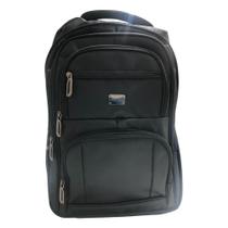 Mochila Polo King Com Repartição Notebook Acolchoada E Preta