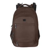 Mochila Polo King Luxcel Laptop 25 Litros Marrom