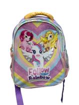 Mochila pré escolar 3 unicórnios