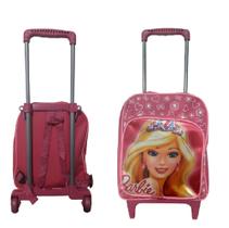 Mochila Pré Escolar C/ Rodinhas Infantil para Menino e Menina Diversos Personagens Volta as Aulas