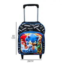 Mochila Pré Escolar Com Rodinha Infantil Para Menino