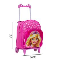 Mochila Pré Escolar Infantil com Rodinhas Diversos Personagens para Menino e Menina C/ Bolso Frontal