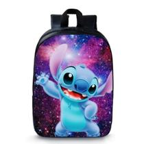 Mochila Pré Escolar Pequena Infantil Creche Stitch Ohana Novidade 34