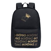Mochila Preta Casual Ecko Grande Masculina Escolar Notebook