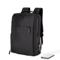 Mochila Preta com Compartimento para Notebook de 15,6 Polegadas Mochila Preta com Compartimento para Notebook de 15,6 Polegadas
