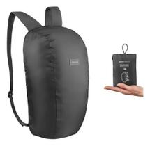 Mochila Preta Compacta Forclaz Decathlon 10 Litros Cor Preto Desenho Do Tecido Liso Mochila Preta Compacta Forclaz Decathlon 10 Litros Cor Preto Desenho Do Tecido Liso