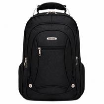 Mochila Preta Executiva Masculina Notebook 18" Reforçada Alça Cabo de Aço - Toronto - Convoy Mochila Preta Executiva Masculina Notebook 18" Reforçada Alça Cabo de Aço - Toronto - Convoy