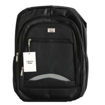 Mochila Preta - Feliz - 46x32x14cm Moderna, Espaçosa e Resistente Mochila Preta - Feliz - 46x32x14cm Moderna, Espaçosa e Resistente