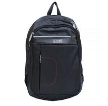 Mochila preta média Mochila preta média