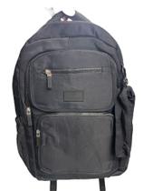 Mochila preta reforçada + estojo chibão