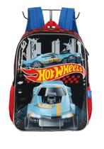 Mochila preto un hotwheels