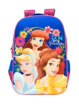 Mochila Princesas Ariel Cinderela E Bela 10962