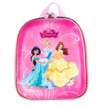 Mochila Princesas Disney Bela Cinderela Jasmine Rosa Lancheira Maxtoy - Marca