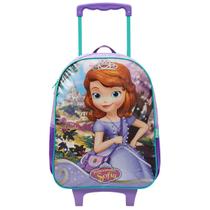 Mochila Princesinha Sofia De Rodas Escolar Meninas Infantil