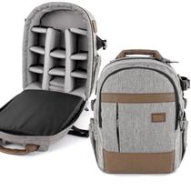 Mochila Profissional Para Camera Lentes Notebook 13" Alhva Street Shot G Cinza Mochila Profissional Para Camera Lentes Notebook 13" Alhva Street Shot G Cinza