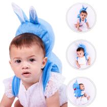 Mochila Protetora Almofada Travesseiro Proteção Cabeça Costas Bebê - AnjoNinho