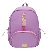 Mochila Puket Costas Liso Passeio Lilás