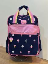 Mochila puket de costas uni fun de leve azul marinho