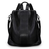 Mochila Purse S-ZONE Mochila antifurto de couro para mulheres Mochila Purse S-ZONE Mochila antifurto de couro para mulheres