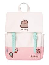 Mochila Pusheen Kawaii Rosa - Oficial Grupo Erik - 30x38x11cm Mochila Pusheen Kawaii Rosa - Oficial Grupo Erik - 30x38x11cm