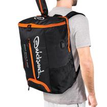 Mochila Quicksand Preta e Laranja Mochila Quicksand Preta e Laranja