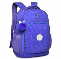 Mochila RB em cores marcantes roxo