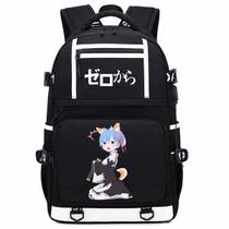 Mochila Re: Zero Starting Life in Another World Rem's Cartoon Mochila Re: Zero Starting Life in Another World Rem's Cartoon
