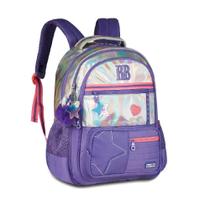 Mochila rebecca bonbon de costas holo shine 17,5 rb27017