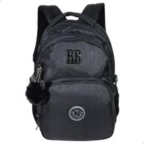 Mochila Rebecca Bonbon Escolar Feminina Preta com Compartimento para Notebook 2026 Mochila Rebecca Bonbon Escolar Feminina Preta com Compartimento para Notebook 2026