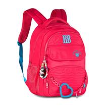 Mochila Rebecca Bonbon Escolar Juvenil Matelasse com corações