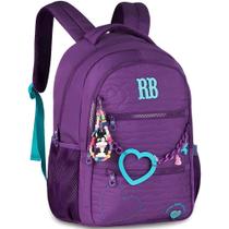 Mochila Rebecca Bonbon Heart Beats - RB27014 - ROXO Mochila Rebecca Bonbon Heart Beats - RB27014 - ROXO