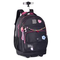 Mochila Rebecca Bonbon Infantil com Rodinhas