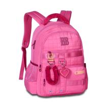 Mochila Rebecca Bonbon Pelúcia Bolsa Meninas com Chaveiro