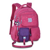 Mochila Rebecca Bonbon RB Feminina Costa Menina Juvenil Cor:Rosa