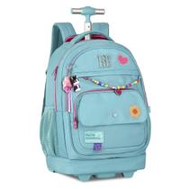 Mochila Rebecca Bonbon Rodinha Escolar RB Carrinho Costa