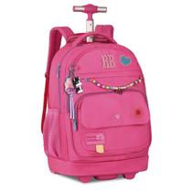 Mochila Rebecca Bonbon Rodinha Escolar RB Carrinho Costa