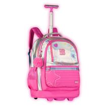 Mochila Rebecca Bonbon Rodinhas Holográfica Infantil Meninas Mochila Rebecca Bonbon Rodinhas Holográfica Infantil Meninas