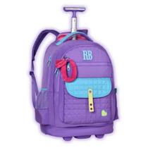 Mochila Rebecca Bonbon Rodinhas Mala Viagem Meninas Juvenil