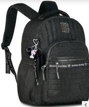 Mochila rebecca bonbon sweet dreams c/chaveiro de cachorrinho 44cm preta - clio Mochila rebecca bonbon sweet dreams c/chaveiro de cachorrinho 44cm preta - clio