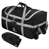 Mochila REDCAMP Dobrável com Rodas - 120L - 1680D Oxford Mochila REDCAMP Dobrável com Rodas - 120L - 1680D Oxford