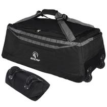 Mochila REDCAMP dobrável com rodas 140L preta 92x40x38cm Mochila REDCAMP dobrável com rodas 140L preta 92x40x38cm