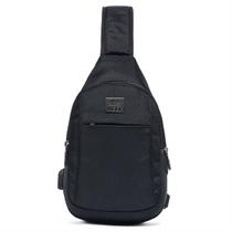 Mochila Reef Shoulder Bag Transversal Com USB Masculino Resistente Espaçosa