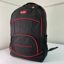 Mochila reforçada bolso canguru sports relevo colorido ideal para estudantes