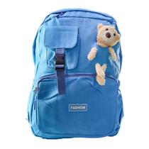 Mochila Reforçada Escolar Bear Azul Notebook 43x30cm